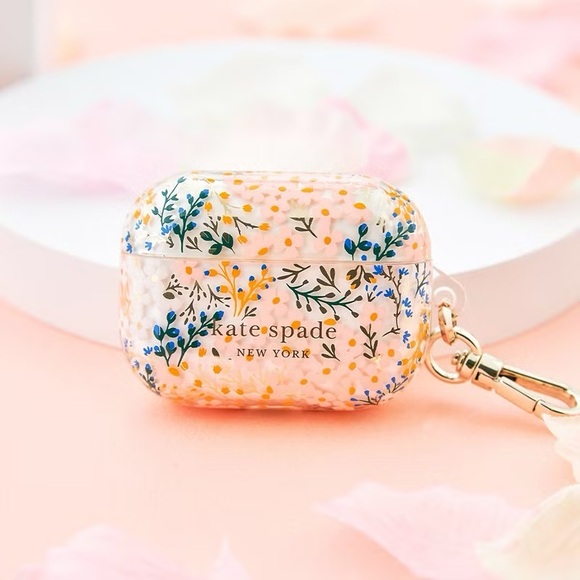 ♠️ Kate Spade New York Air Pods Pro Floral Case - Picture 1 of 8